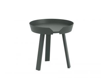 Dark Green Around Coffee Table Small by Bentzen for Muuto image